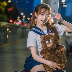 夜色下的JK少女~
